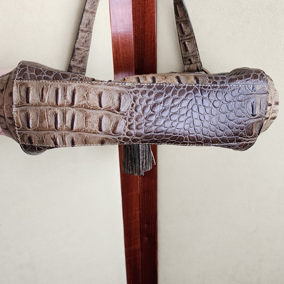 Sondra Roberts Croc Embossed Bag Purse - Picture 7 of 14